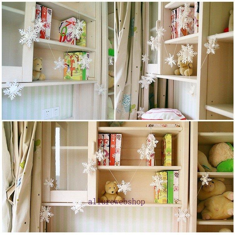 飾り 雪の結晶 ガーランド Diy インテリア ガーランド バナー パーティー飾り 子供部屋 ウォールステッカー Allby Allure Webshop 通販 Yahoo ショッピング
