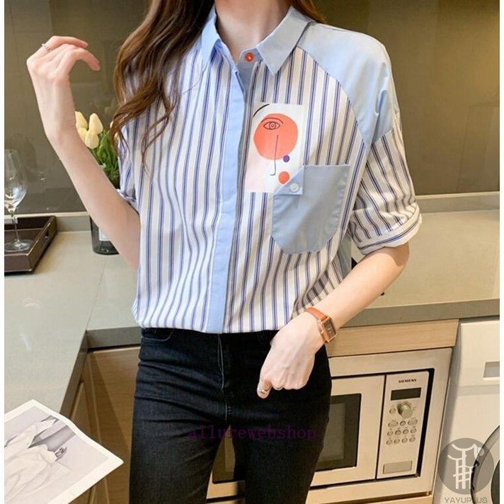 買い誠実 長袖 長袖シャツ ストライプ ストライプシャツ カジュアルシャツ トップス レディース シャツ 体型カバー 代引不可 カジュアル 夏 春 長袖 サイズ Xl Www Ingenio Gt