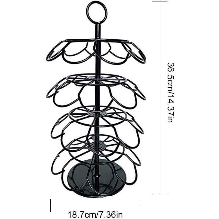 カプセルホルダー 360°回転式 花型 ラックスタンド ネスプレッソ