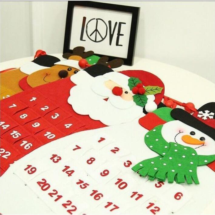 アドベントカレンダー  子供 クリスマス プレゼント カウント サンタ 帽子 装飾 飾り｜allurewebshop｜03
