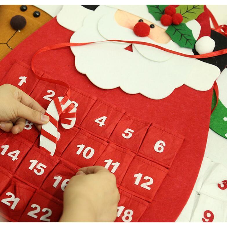アドベントカレンダー  子供 クリスマス プレゼント カウント サンタ 帽子 装飾 飾り｜allurewebshop｜04