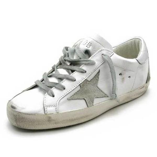 ゴールデングース GOLDEN GOOSE SUPERSTAR レディース ローカット スニーカー WHITE SILVER CREAM SOLE GCOWS590 W7｜ally｜02