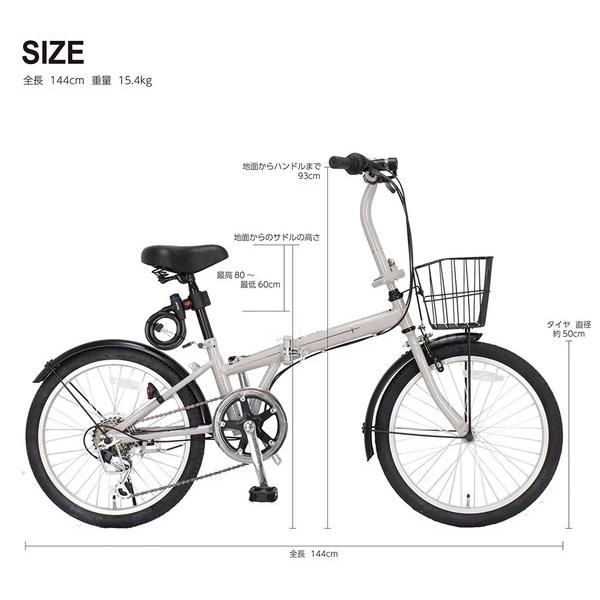 折りたたみ式自転車（AMADEUS）と空気入れ