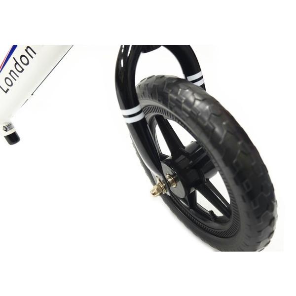 ペダルなし自転車 ブレーキ付 スタンド付 キックバイク ロンドン