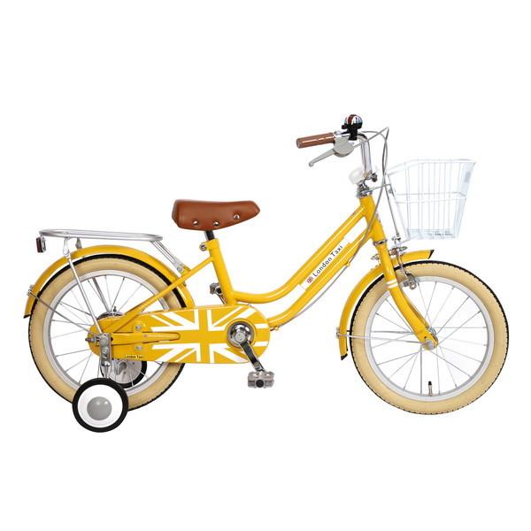 子供用自転車 16インチ ロンドンタクシー クラシック 男の子 女の子 補助輪 バ スケット 標準装備