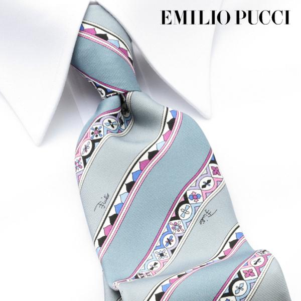 メンズファッション 売切り特価 エミリオプッチ Emilio Pucci ネクタイ ブランド シルク Silk おしゃれ ギフト 父の日 プレゼント Emj 312 Nfatzbsfbs Startuup Fr