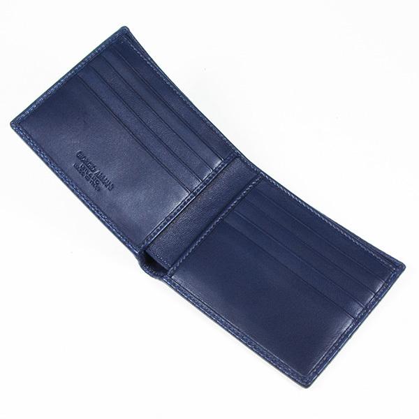 GIORGIO ARMANI ネイビー 折りたたみ財布 Giorgio Armani ネイビー 二つ折り財布