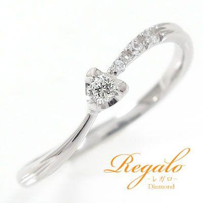 指輪 ダイヤモンド 婚約指輪 流れ星 18金 エンゲージリング 2024 ホワイトデー　お返しプレゼント レディース