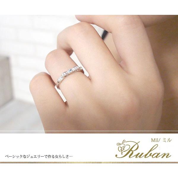 指輪 18金 誕生石 リボンモチーフ ミル 指輪 誕生石 レディースリング【 誕生石が13色から選べます 】 2026 お返し 母の日 プレゼントの画像