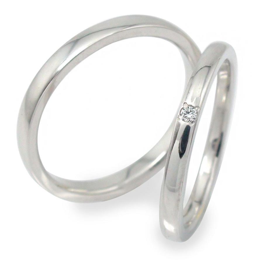 GW土日祝 ポイント10倍 ペアリング ダイヤモンド 指輪 2本セット ホワイトゴールド 結婚指輪 10金 メンズ セット価格 ペアリング 母の日