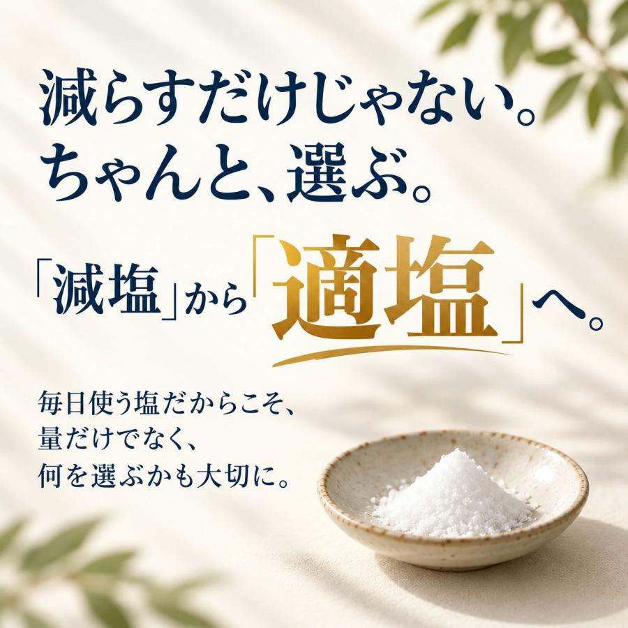内科医 監修 天然塩 天日塩 無添加 オーガニック 非加熱 国産 にはない