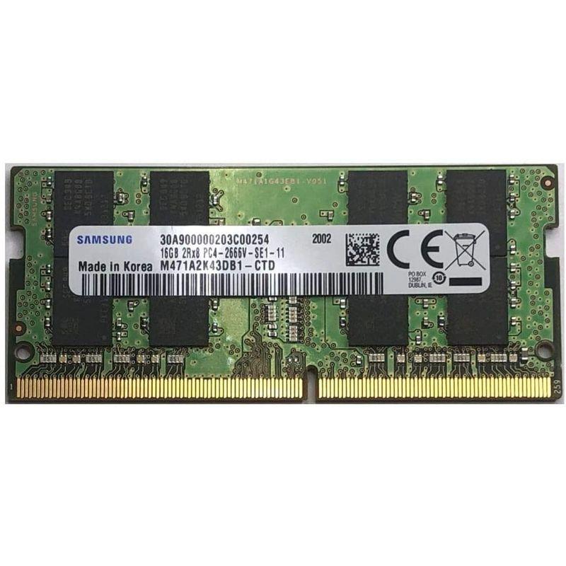 4枚セット 計64GB Samsung Crucial メーカー混在 16GB x4 PC4-2666