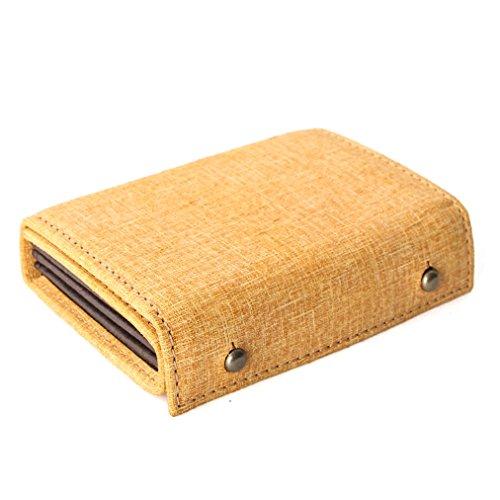 エムピウ m+ メンズ レザー クアドレッティ 二つ折り財布 millefoglie  