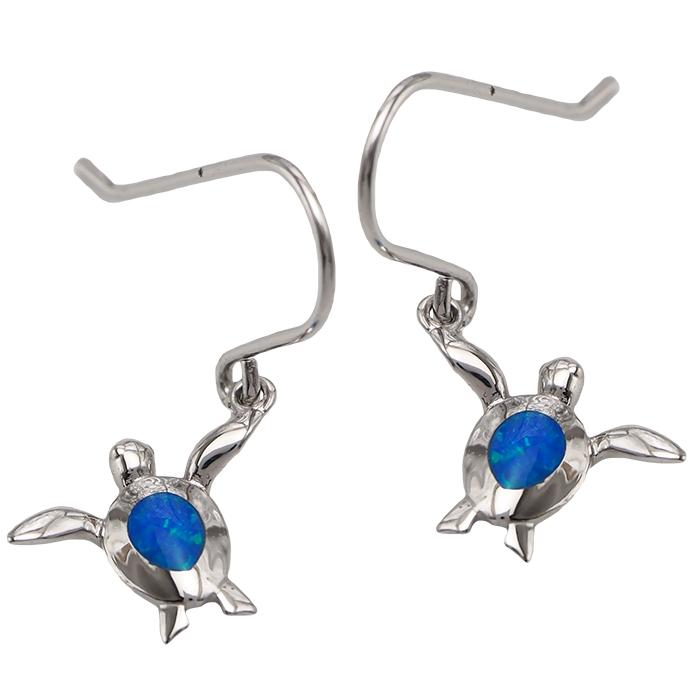 ハワイアンジュエリー ピアス イヤリング シルバー オパール ホヌ