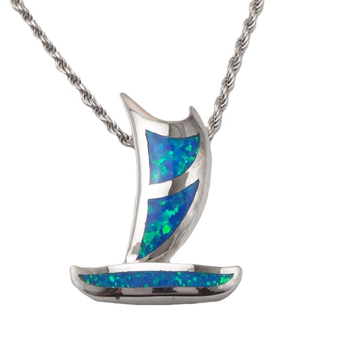 ハワイアンジュエリー オパール ポリネシアン ボヤージング カヌー  