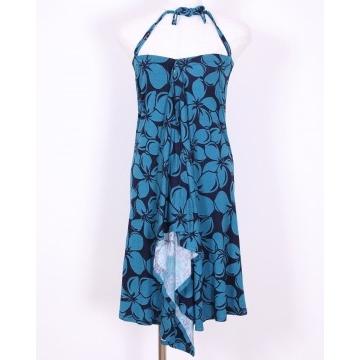 フラ ハワイアンドレス ハワイアンワンピース マカマカ Plumeria 2wayスカート ブルー レディース ハワイアンジュエリー アロアロ 通販 Yahoo ショッピング