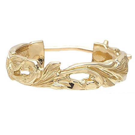 ハワイアンジュエリー ピアス イヤリング 14k イエロー ピンク 