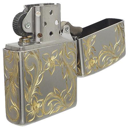 ハワイアンジュエリー / 真鍮 手彫りZIPPO : ハワイアンジュエリー