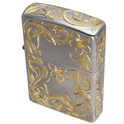ハワイアンジュエリー / 真鍮 手彫りZIPPO : ハワイアンジュエリー