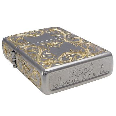 ハワイアンジュエリー / 真鍮 手彫りZIPPO : ハワイアンジュエリー