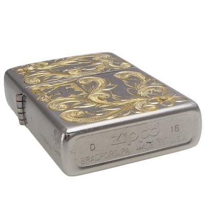 ハワイアンジュエリー / 真鍮　手彫りZIPPO_3
