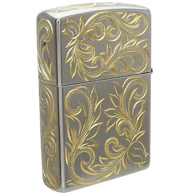 ハワイアンジュエリー / 真鍮　手彫りZIPPO