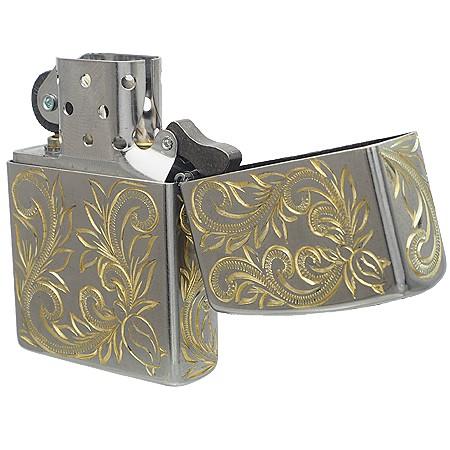 ハワイアンジュエリー / 真鍮　手彫りZIPPO_1