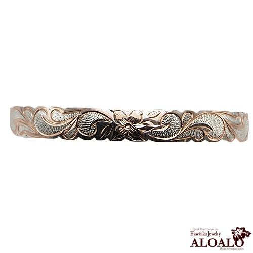 ハワイアンジュエリー バングル 腕輪 ハワイアンスクロールカット
