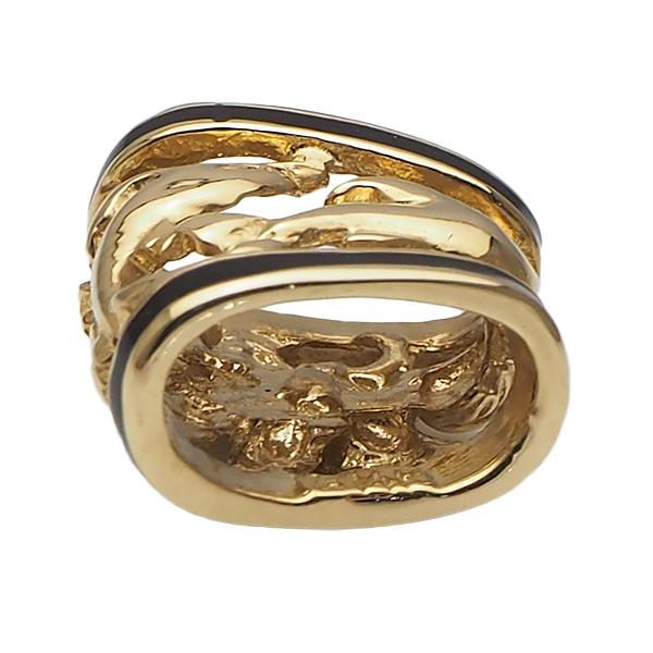 ハワイアンジュエリー ペンダント トップ  14K ゴールド プルメリア ドルフィン イルカ 両面デザインの画像