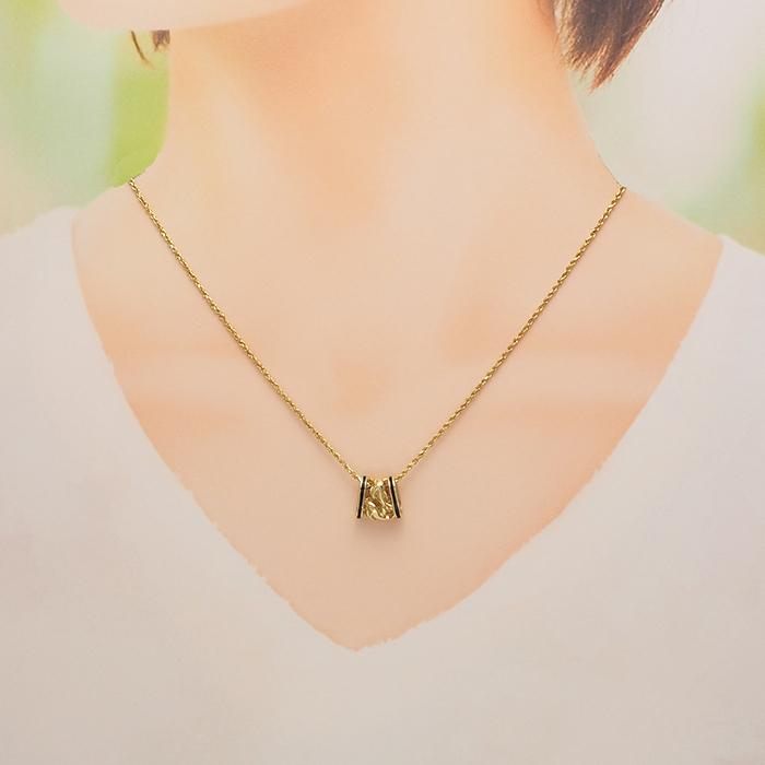 ハワイアンジュエリー ペンダント トップ  14K ゴールド プルメリア ドルフィン イルカ 両面デザインの画像