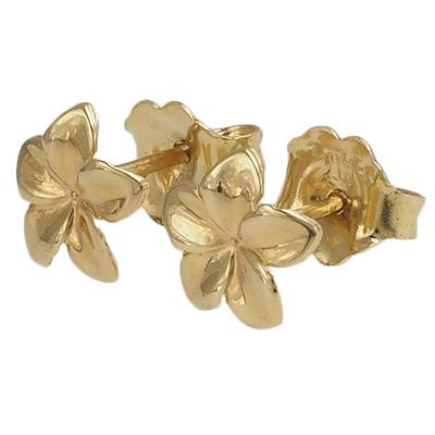 ハワイアンジュエリー ピアス イヤリング 14ｋ イエロー ピンク ホワイト ゴールド ミニプルメリアピアス レディース ゴールド プルメリア |  | 06