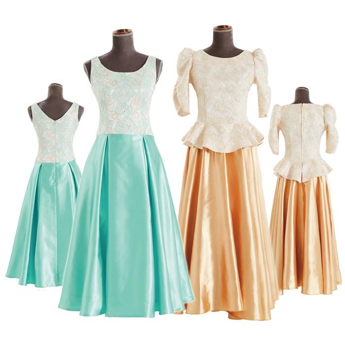 ✳︎フラダンスのノースリーブロングドレスＳ　オーダー品 ✳︎フラダンスのノースリーブロングドレスS オーダー品