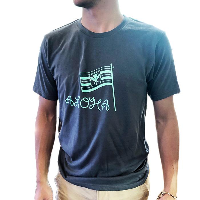 Tシャツ アロハプロジェクト Aloha Project アロハをテーマのハワイアンブランド カナカマオリ メンズサイズ チャコールグリーン S M L Xl サイズ 綿１００ Kanaka2 ハワイアンジュエリー アロアロ 通販 Yahoo ショッピング