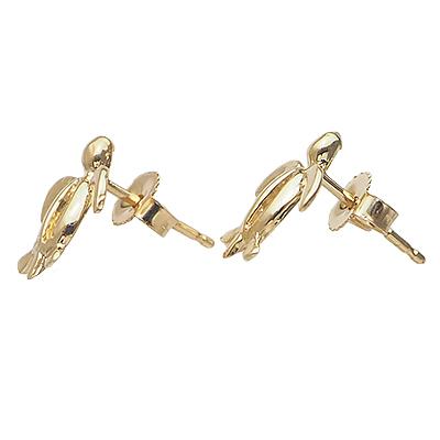 ハワイアンジュエリー ピアス イヤリング 14k イエロー ピンク