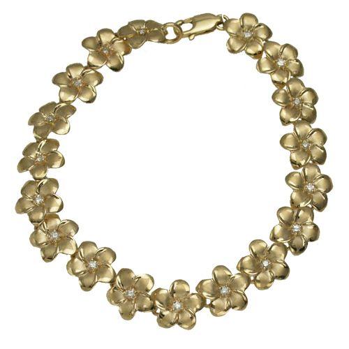 ハワイアンジュエリー / 14Kイエローゴールドゴージャスプルメリア