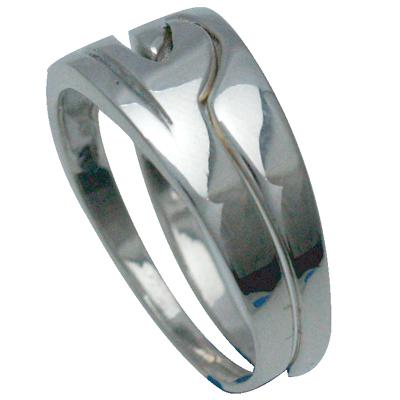 ハワイアンローカルジュエリー リング 指輪 シルバー925 ダブルウェーブリング :r334:ハワイアンジュエリー アロアロ - 通販