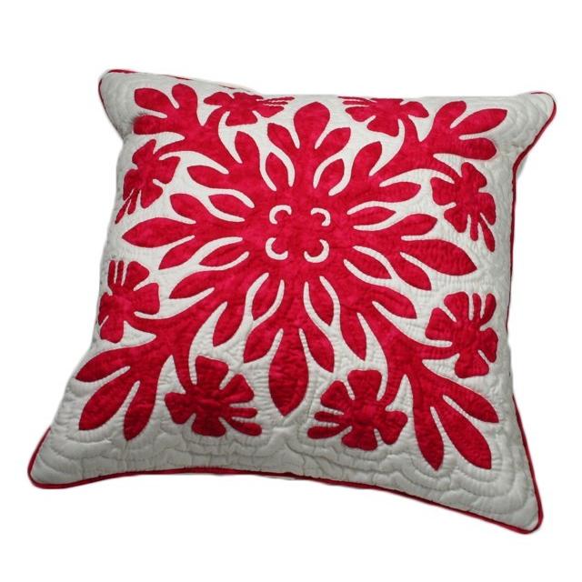 ハワイアンキルト サザンフォレストのむら染め本格キルト クッションカバー 45cm ハイビスカス レッド ホワイト Sfcc2 ハワイアンジュエリー アロアロ 通販 Yahoo ショッピング