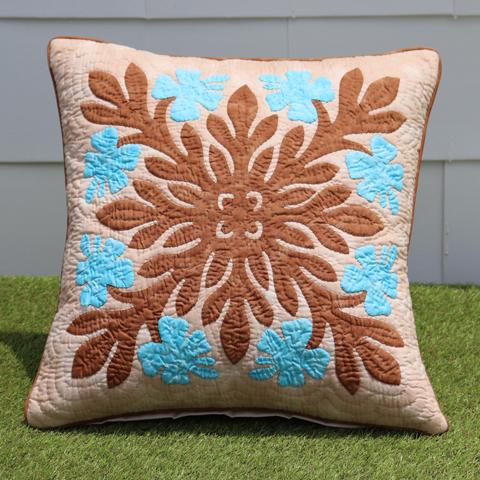 ハワイアンキルトクッションカバーポーチ Amazon | ハワイアンキルト製作キット クッションカバー しつけ済み