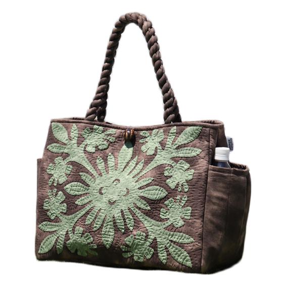 バッグ＆ポーチ】ハワイアンキルトビッグトートバッグハイビスカス