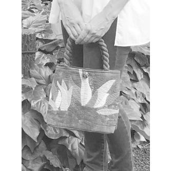 ハワイアンキルトバッグ サザンフォレストのむら染め本格ハワイアン