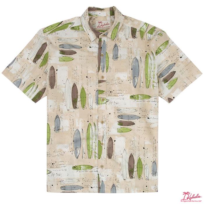 Kahala 【カハラ アロハシャツ】 本物のメイドインハワイアロハブランド 老舗のデザイン プレゼントに最適 ゴルフウェアにも！S M L XL