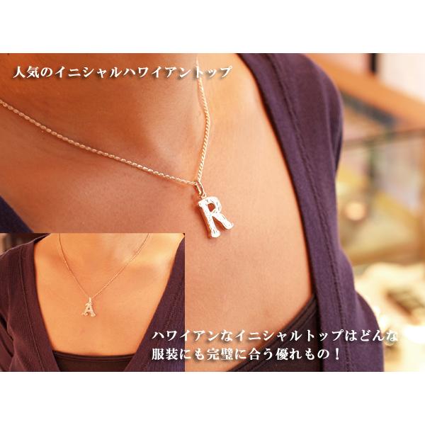 イニシャルトップ　通常Ｍサイズ　（ブロック体バージョン）単体　ハワイアンジュエリー_1