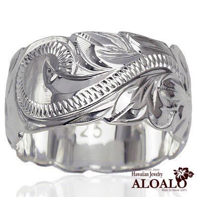 ☆スクロールロープカット☆ ハワイアンジュエリー ハワイアンジュエリー リング 指輪 シルバー925 スクロール カット