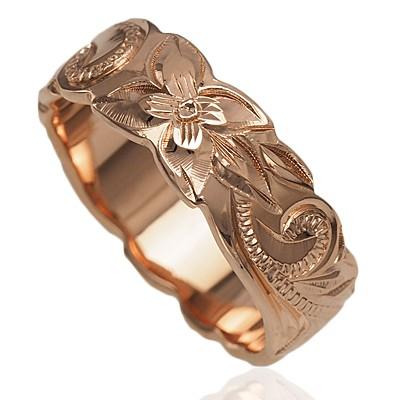 ハワイアンジュエリー リング 指輪 シルバー925 6mm幅 カットアウト  