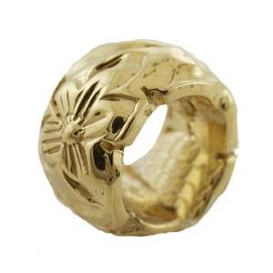 ハワイアンジュエリー 14Kペンダントトップ タルスクロールトップの画像