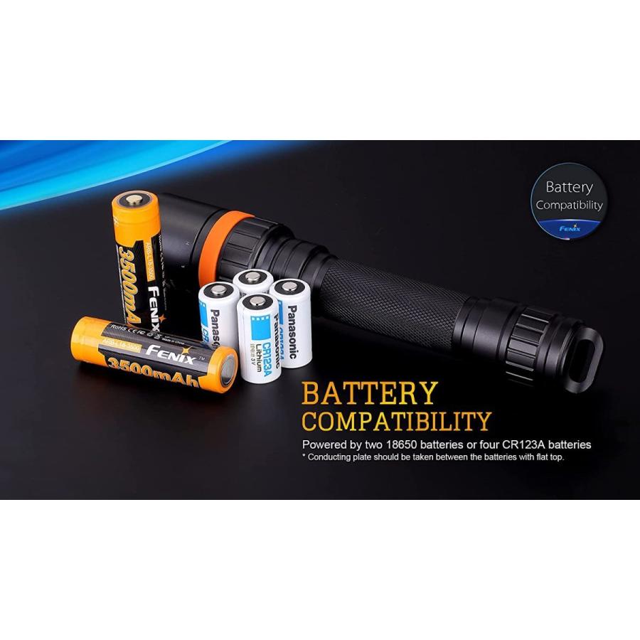 FENIX(フェニックス) SD20 XM-L2 LED ダイビングライト 明るさ最高1000ルーメン SD20 XM L2 SD20 サイズ 208mm U2 及びCree XQE Red 18650リチウムイオン充電池 2個 或は CR123Aリチウム電池 4個 付属しておりません