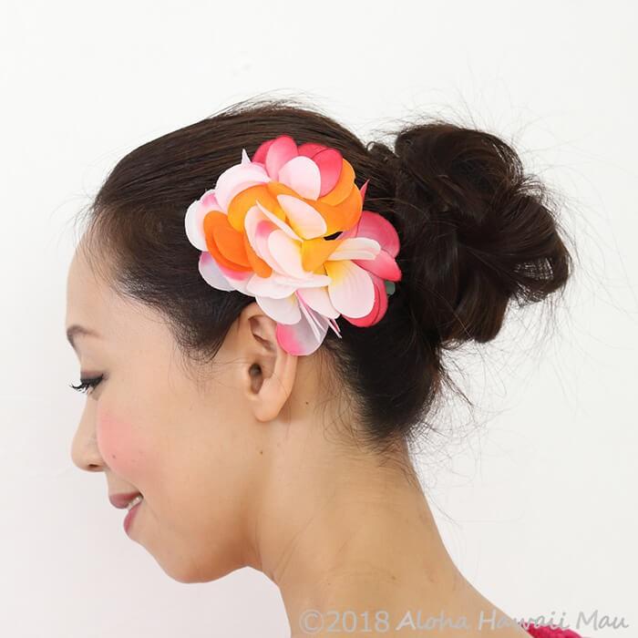 12月スーパーsale フラダンス 髪飾り プルメリア ヘアクリップ ミックス ピンク 白 フラワー フラ ハワイ 発表会 ウクレレ 和装 成人式 結婚式 卒業式 イベント 花 Materialworldblog Com