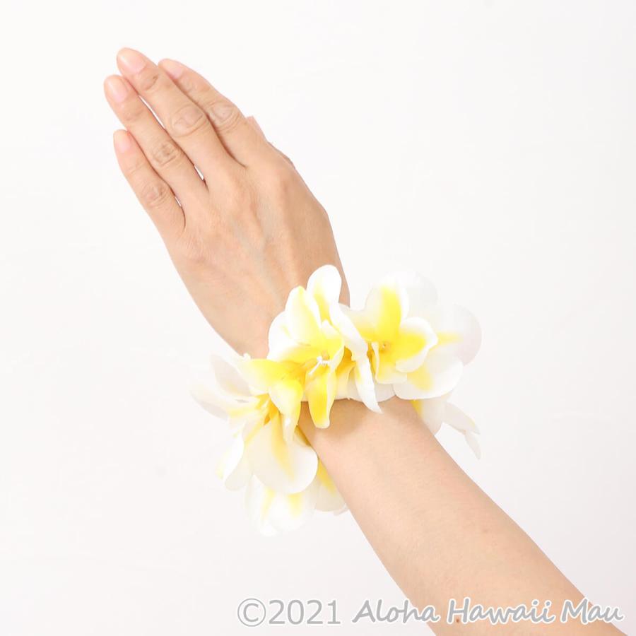 フラダンス レイ アロハ プルメリア フラ ブレスレット ホイケ ハワイ