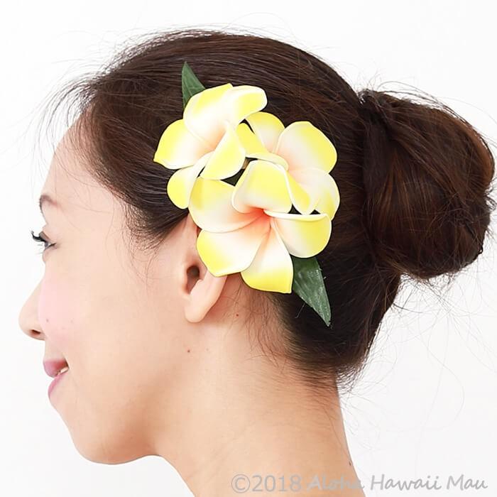 フラダンス 髪飾り プルメリア ヘアクリップ イエロー 黄色 フラワー フラ ハワイ 発表会 ウクレレ 和装 成人式 結婚式 卒業式 イベント Fc 070 Yo ハワイアン雑貨 Aloha Hawaii Mau 通販 Yahoo ショッピング
