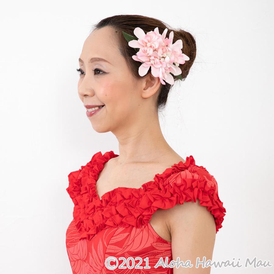 フラダンス ヘアアクセサリー 紫 ピンク 楽天市場】【ヘアクリップ】【フラダンス】ブルー ピンク